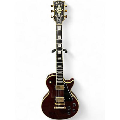 Vintage 1979 Gibson Les Paul Custom Wine Red Solid Body Electric Guitar