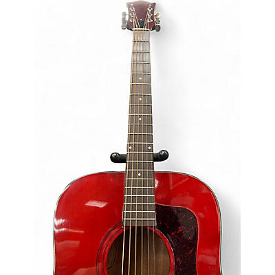 Vintage 1979 Guild D25 Cherry Acoustic Guitar