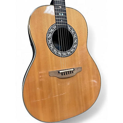 Vintage 1979 Ovation 1612 Natural Acoustic Electric Guitar