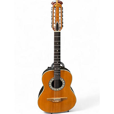 Vintage 1979 Ovation 1615 Natural 12 String Acoustic Electric Guitar