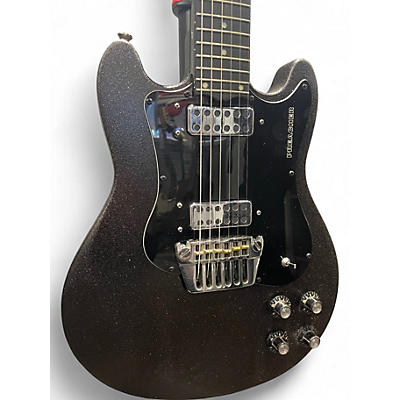 Vintage 1979 Ovation PREACHER SPARKLE BLACK Solid Body Electric Guitar