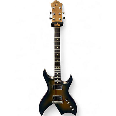 Vintage 1980 B.C. Rich Son Of A Rich Bich Blue Burst Solid Body Electric Guitar