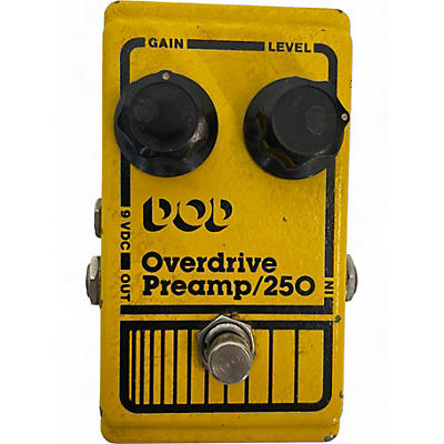 DOD Vintage 1980 DOD Analog Overdrive Preamp 250 Effect Pedal