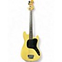 Vintage 1980 Fender MUSICMASTER BASS Yellow Electric Bass Guitar Yellow
