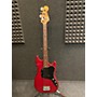 Vintage Fender Vintage 1980 Fender Music Master Bass Red Electric Bass Guitar Red