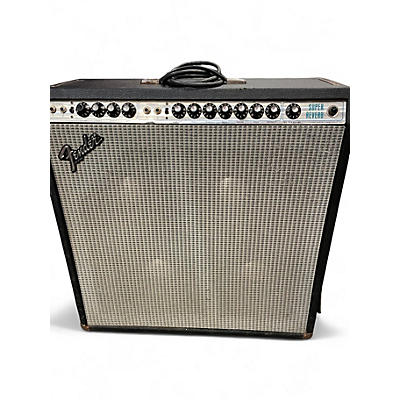 Vintage 1980 Fender Super Reverb 4x10 Tube Guitar Combo Amp