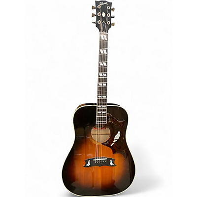 Vintage 1980 Gibson Dove Custom Sunburst Acoustic Electric Guitar