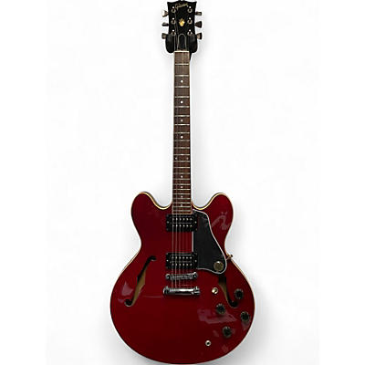 Vintage 1980 Gibson ES-335 Pro Red Hollow Body Electric Guitar
