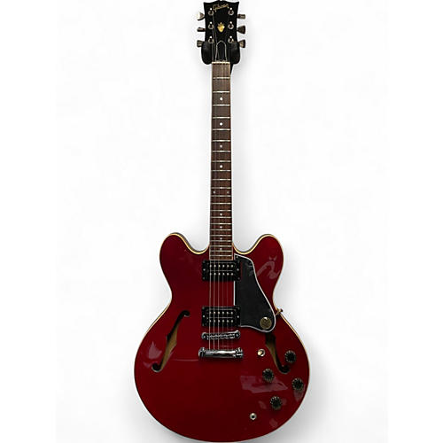Vintage 1980 Gibson ES-335 Pro Red Hollow Body Electric Guitar Red
