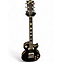 Vintage 1980 Gibson Les Paul Deluxe Black Solid Body Electric Guitar Black