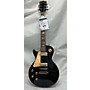 Vintage Gibson Vintage 1980 Gibson Les Paul Deluxe Left Handed Ebony Electric Guitar Ebony