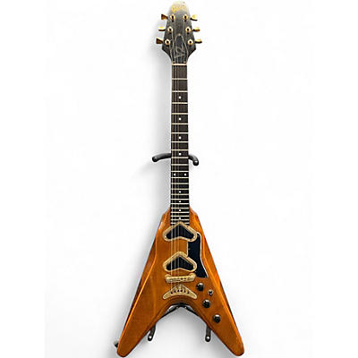 Vintage 1980 Gibson V2 Natural Solid Body Electric Guitar