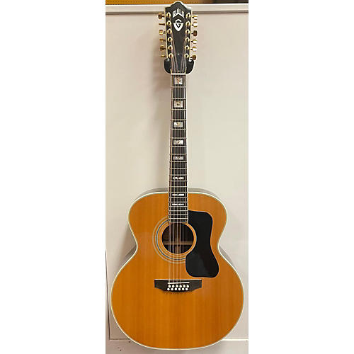 Guild Vintage 1980 Guild F-512 Natural 12 String Acoustic Guitar Natural