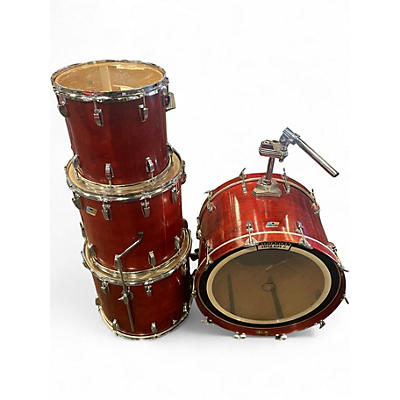 Vintage 1980 Ludwig 4 Piece Super Classic Red Mahogany Drum Kit