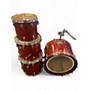 Vintage 1980 Ludwig 4 Piece Super Classic Red Mahogany Drum Kit Red Mahogany