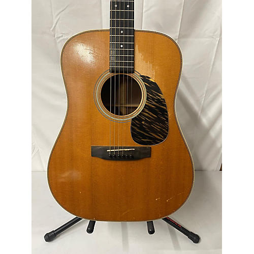 Martin Vintage 1980 Martin HD28 Natural Acoustic Guitar Natural