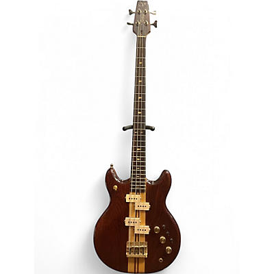 Vintage 1980 Vantage VA900B Walnut Electric Bass Guitar