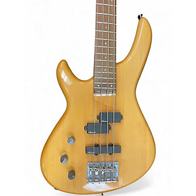 Vintage 1980s Aria PRO II AVB40 Natural Electric Bass Guitar