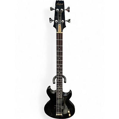 Vintage 1980s Aria Pro Cardinal Black Electric Bass Guitar