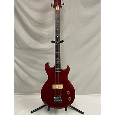 Aria Vintage 1980s Aria Pro II CSB380 Trans Red Electric Bass Guitar