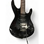 Vintage 1980s Aria Pro Ii BLACK DOG Black Solid Body Electric Guitar Black