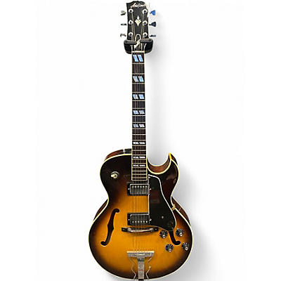 Vintage 1980s Aria Pro Ii EA650SB Vintage Sunburst Hollow Body Electric Guitar