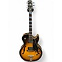 Vintage 1980s Aria Pro Ii EA650SB Vintage Sunburst Hollow Body Electric Guitar Vintage Sunburst