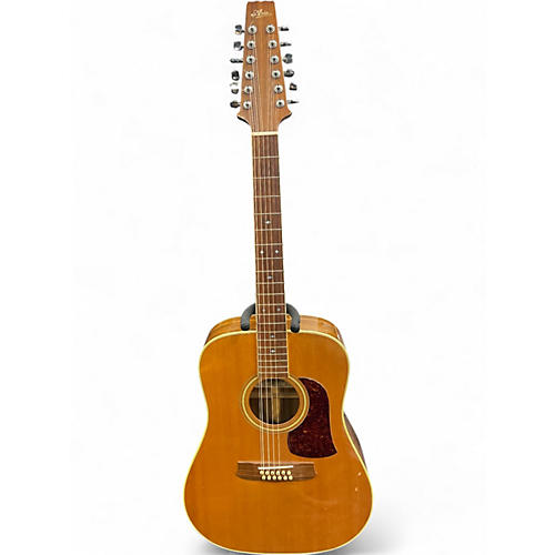 Vintage 1980s Aria SW20T Natural 12 String Acoustic Guitar Natural