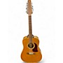 Vintage 1980s Aria SW20T Natural 12 String Acoustic Guitar Natural