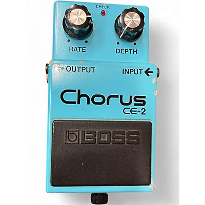 Vintage 1980s BOSS CE2 Black Label Effect Pedal