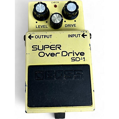 Vintage 1980s BOSS SD1 Super Overdrive Effect Pedal
