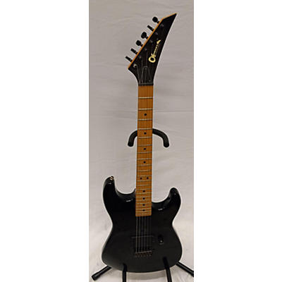 Charvel Vintage 1980s Charvel Model 1 Black Solid Body Electric Guitar