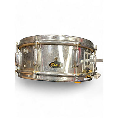 Crown Vintage 1980s Crown 14in steel Silver Drum