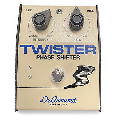 Vintage 1980s DeArmond Twister Phase Shifter Effect Pedal