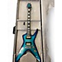Vintage 1980s Dean ML Blue Fade Solid Body Electric Guitar Blue Fade