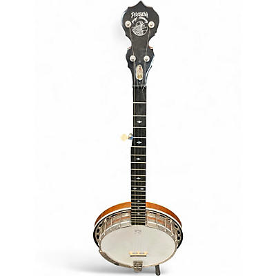 Vintage 1980s Deering Deluxe 5-String Natural Banjo