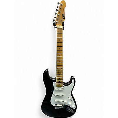 Vintage 1980s ESP 400 Series Black Solid Body Electric Guitar