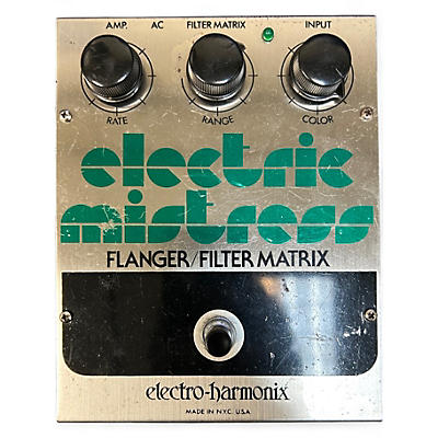 Vintage 1980s Electro-Harmonix Electric Mistress Flanger Effect Pedal