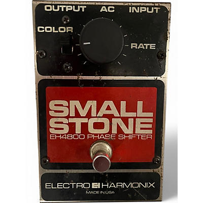 Vintage 1980s Electro-Harmonix Small Stone EH4800 Phase Shifter Effect Pedal