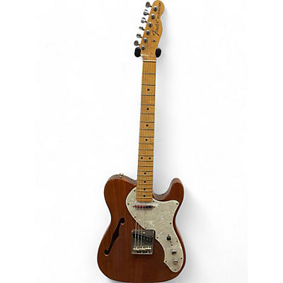 Vintage 1980s Fender 1980'S THINLINE Natural Hollow Body Electric Guitar