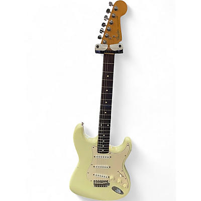Vintage 1980s Fender 1980s Stratocaster White Solid Body Electric Guitar