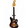 Vintage 1980s Fender 62 RI JAGUAR 3 Tone Sunburst Solid Body Electric Guitar 3 Tone Sunburst