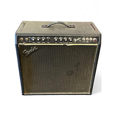 Vintage 1980s Fender 75 Tube Guitar Amp Tube Guitar Combo Amp