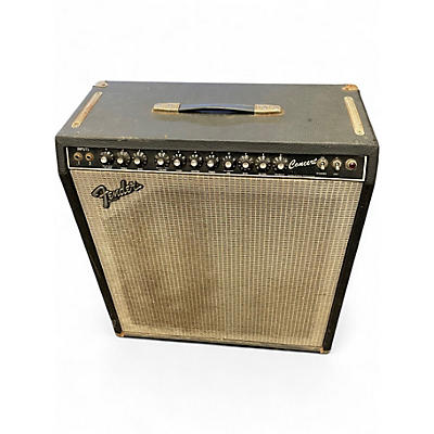 Vintage 1980s Fender Concert Reverb 4x10 Tube Guitar Combo Amp