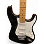 Vintage 1980s Fender Contemporary Series Stratocaster SSS  Black Solid Body Electric Guitar Black