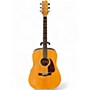 Vintage 1980s Fender F-250 Natural Acoustic Guitar Natural