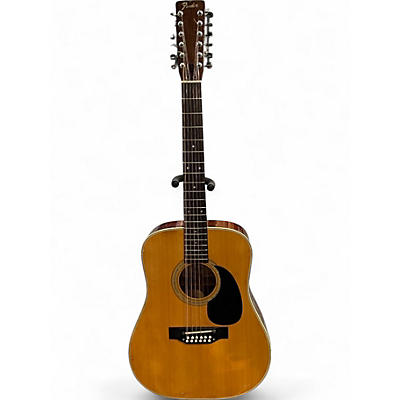 Vintage 1980s Fender F55-12 Natural 12 String Acoustic Guitar