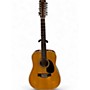 Vintage 1980s Fender F55-12 Natural 12 String Acoustic Guitar Natural