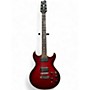 Vintage 1980s Fender FLAME ELITE Red Solid Body Electric Guitar Red