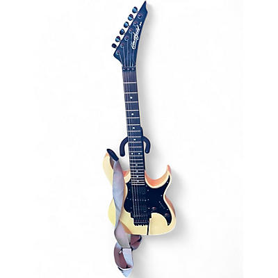 Vintage 1980s Fender Heartfield Talon III White Solid Body Electric Guitar